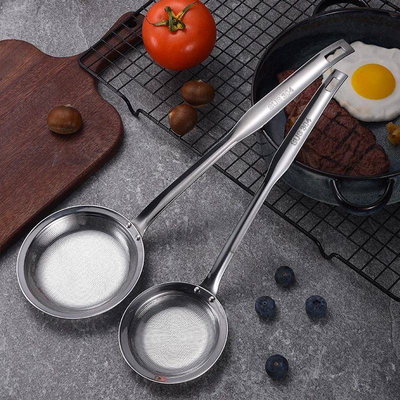 Stainless Steel Large Buffet Spoon Mirror Polishing Long Handle Cooking  Spatula Round Square Heads Tablespoons Serving Utensils - AliExpress