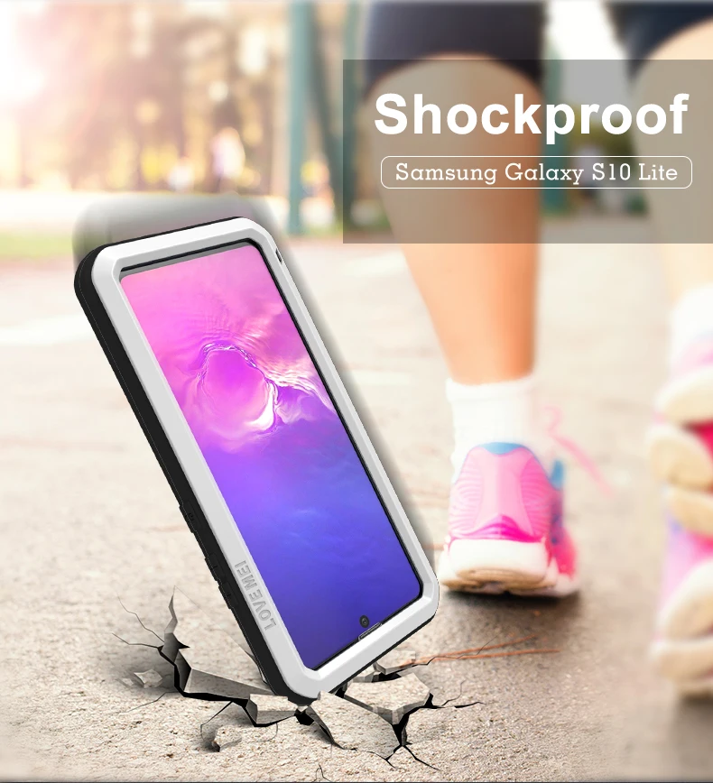 Original Love Mei 360 Armor Heavy Duty Metal Tank Case For Samsung Galaxy S21 S20 Fe S10 S10e S9 Plus Note 10 20 Ultra Lite Pro