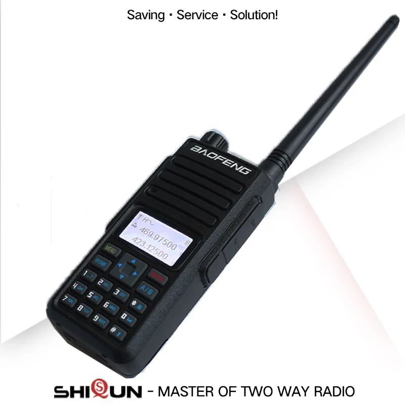 Baofeng Walkie Talkie DR-1801 DMR Two Way Radio Dual Band Tier I Tier II  Dual Time Slot Uhf Digital Poste Radio Voiturericetras AliExpress