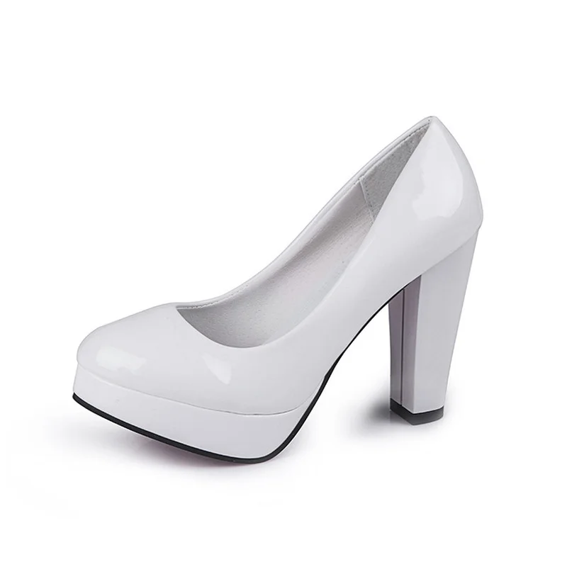 PlatiNum High Heel Pumps - Material Detail