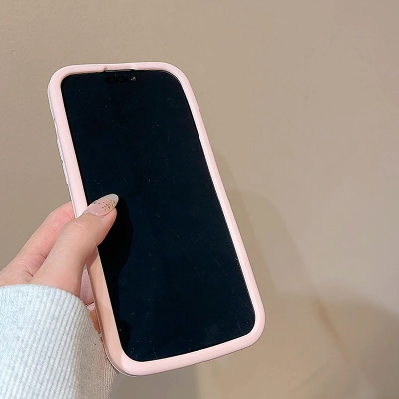 Charming 3D Flower Silicone Phone Case with Stand & Shockproof Back Cover