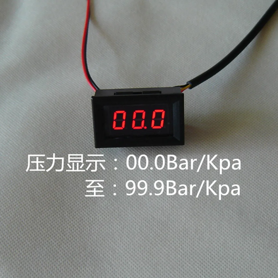 Description Picture 5 of itemDigital Pressure Gauge Small Panel Mounted Pressure Gauge Accu Pneumatic Shock Digital Pressure