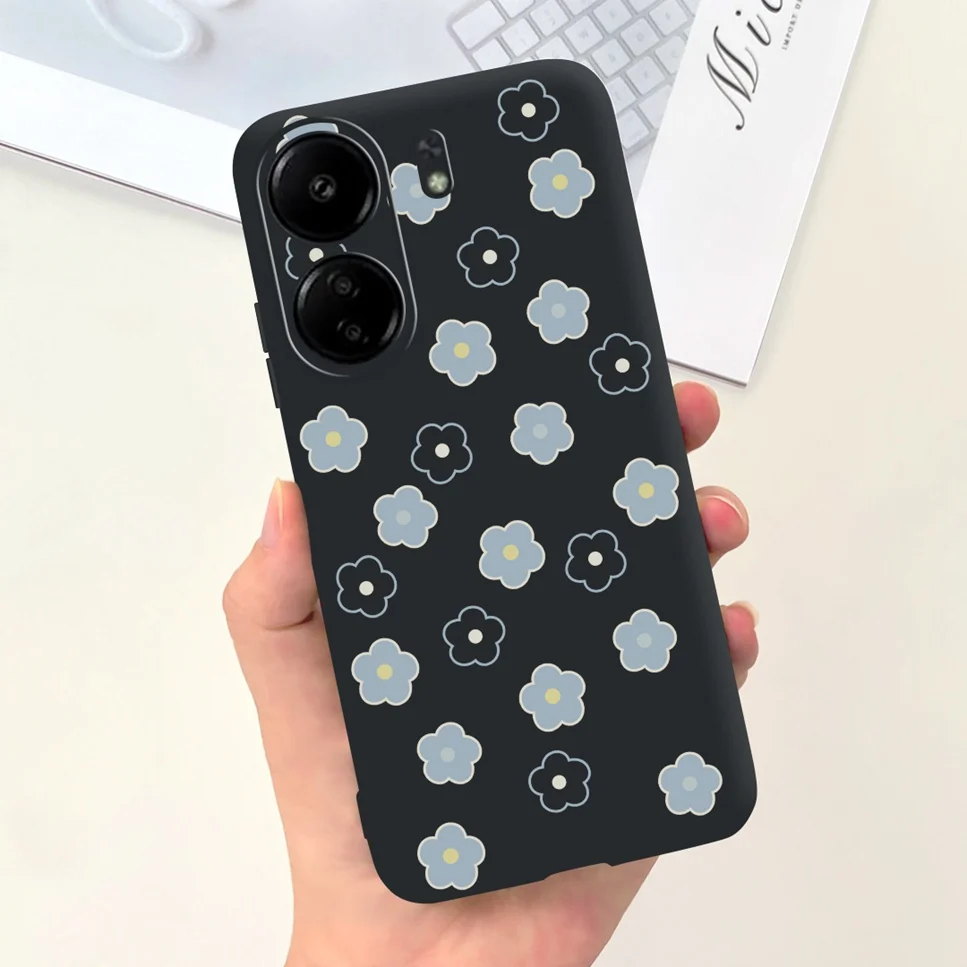 For Xiaomi POCO C65 Case Cute Cartoon Cat Painted TPU Silicone Back Cover For Xioami POCO C65 POCOC65 C 65 6.74 Phone Case Funda