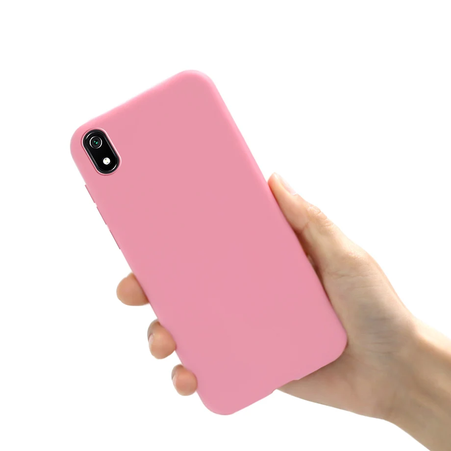 Sleek Matte Black Silicone TPU Soft Phone Case