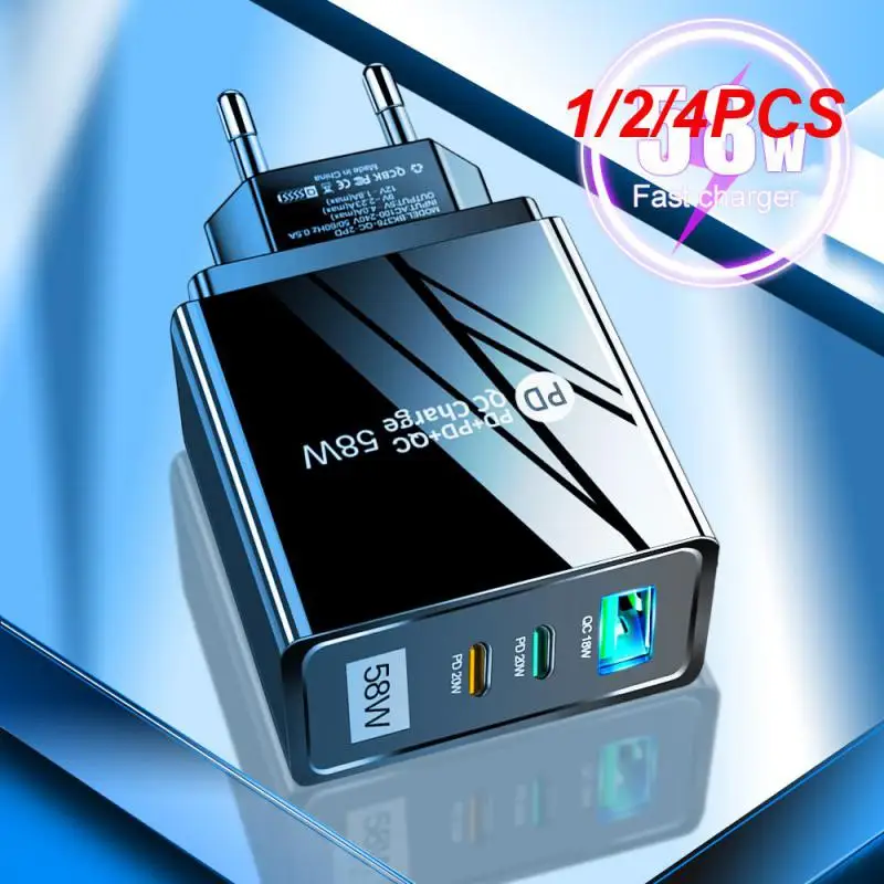 

Портативное зарядное устройство Usb Type C, 1/2/4 шт.