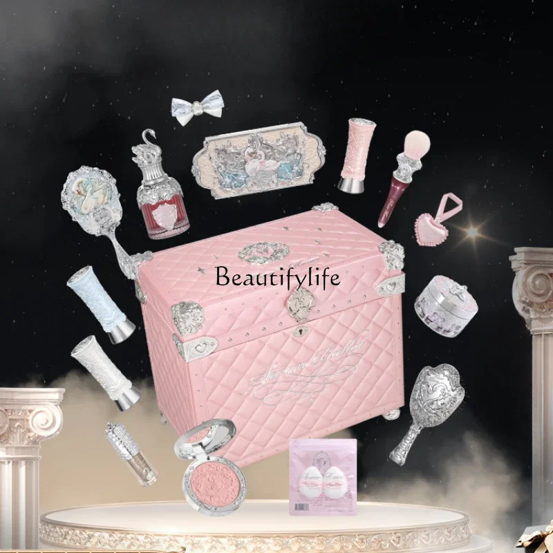 

Free Shipping Flower Know Swan Ballet Full Set of Makeup Allin Large Gift Box