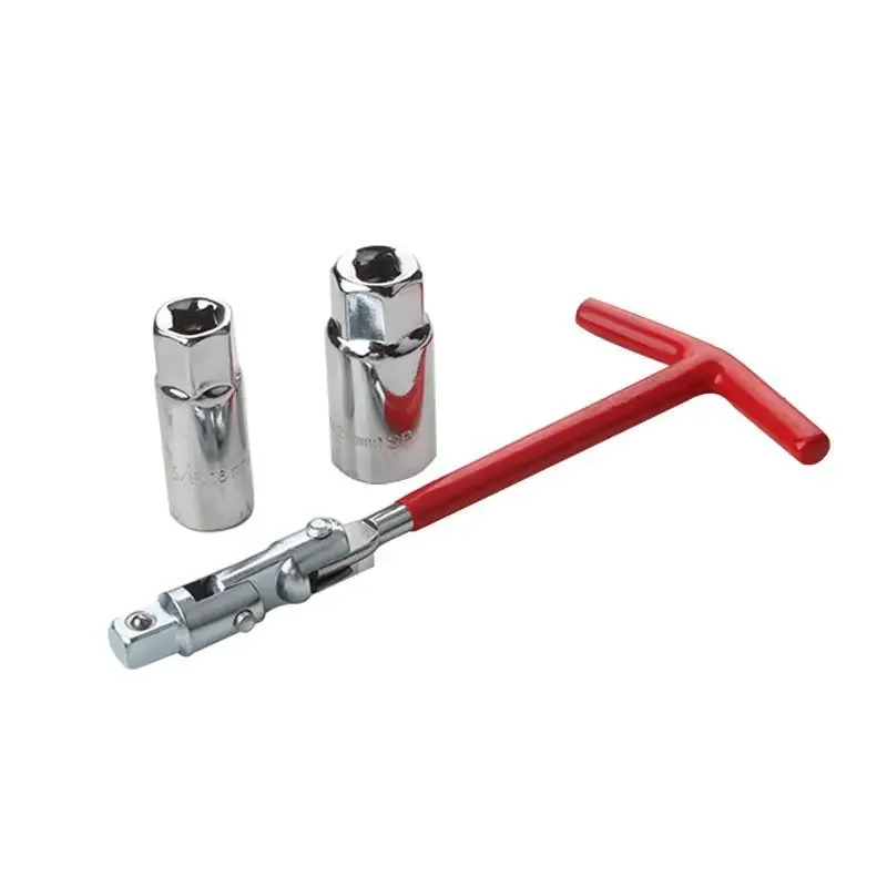 Automotive spark plug three piece set socket wrench adjustable universal spark tool