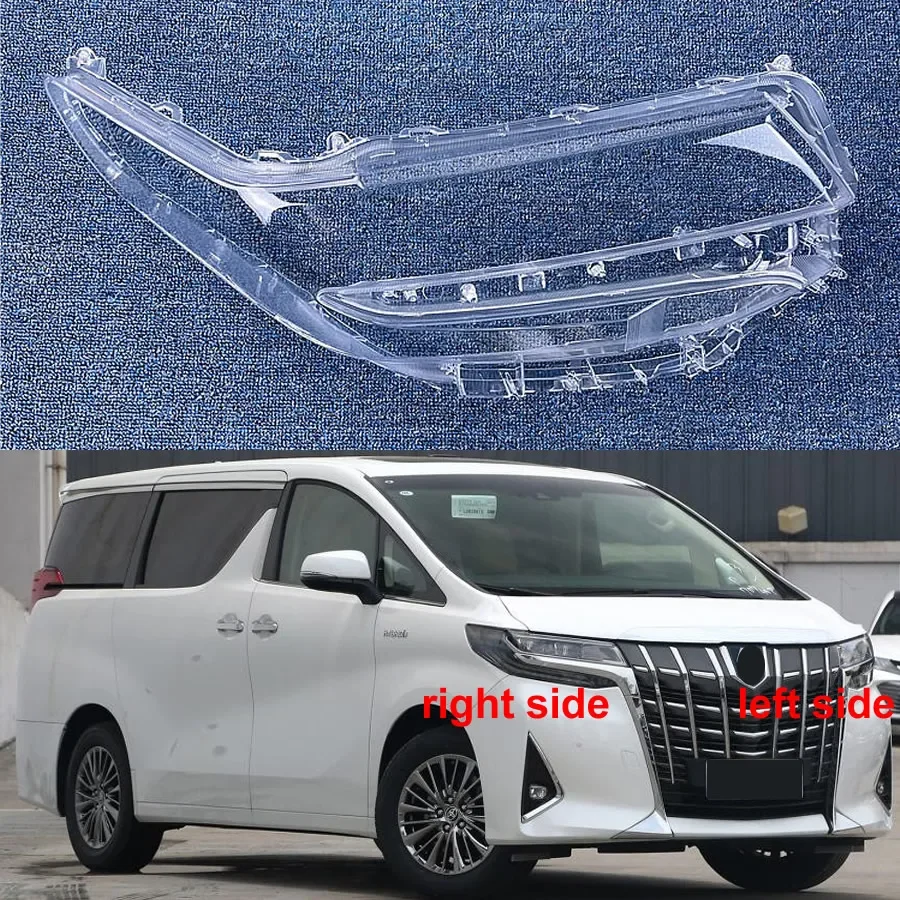 

For Toyota Alphard 2018 2019 2020 2021 Headlamp Cover Lamp Shade Headlight Shell Lens Plexiglass Auto Replacement Parts X