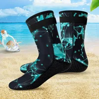 Swimming Snorkeling Socks Unisex Winter Warm Diving Surfing Boots Neoprene Anti Slip Wearable Portable Lightweight for Men Women 1
