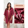 104753-0eb8aa.jpg Pyjamas pour femmes, robe de chambre sexy à lacets pour l'été, style européen et américain, robe de maison, peut être portée comme robe en soie glacée