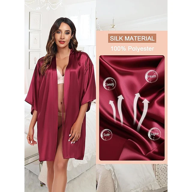 Pyjamas pour femmes, robe de chambre sexy à lacets pour l'été, style européen et américain, robe de maison, peut être portée comme robe en soie glacée
