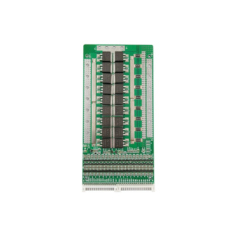 

32S 118V power protection board PCBA large single lithium battery BMS same port with temperature control 120A high current