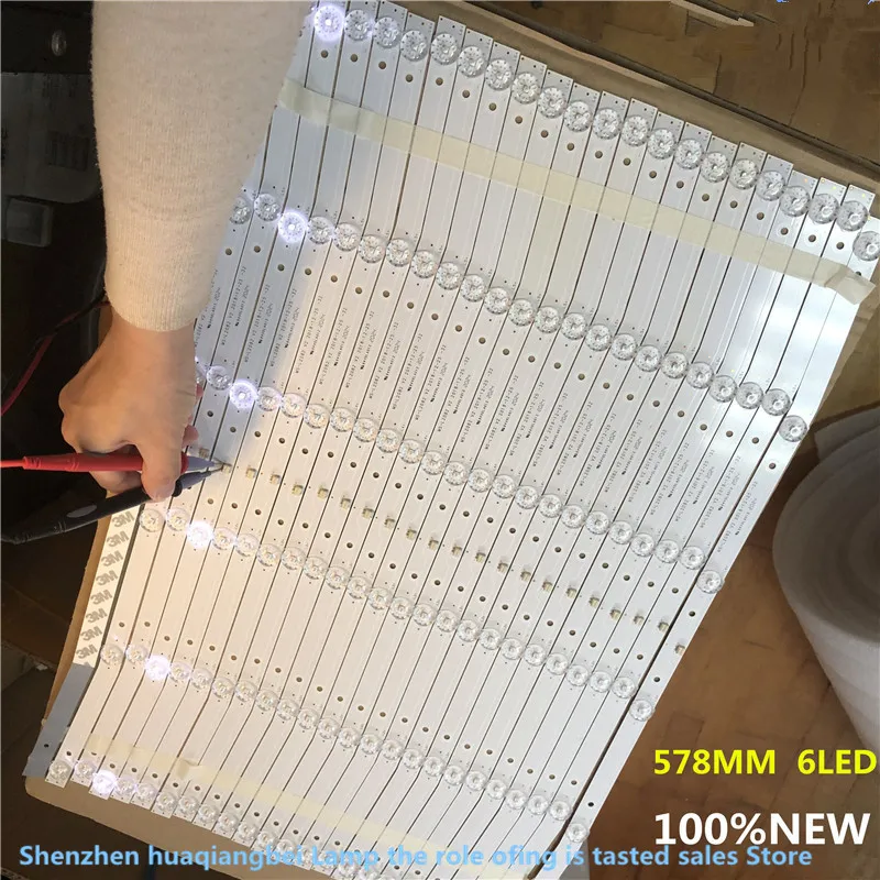 Per L2082 Lcd Tv Retroilluminazione Bar 6 Led-Fernseher Akai Ms-L2082-V2 Per Tv Nordmende Nd32N2100J 578Mm 32 Pollici Usa 100% Nuovo