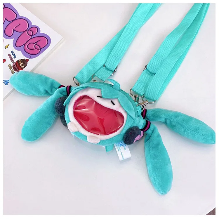 Cute Cartoon Fluffy Backpack - Future Girl Plush Doll Design