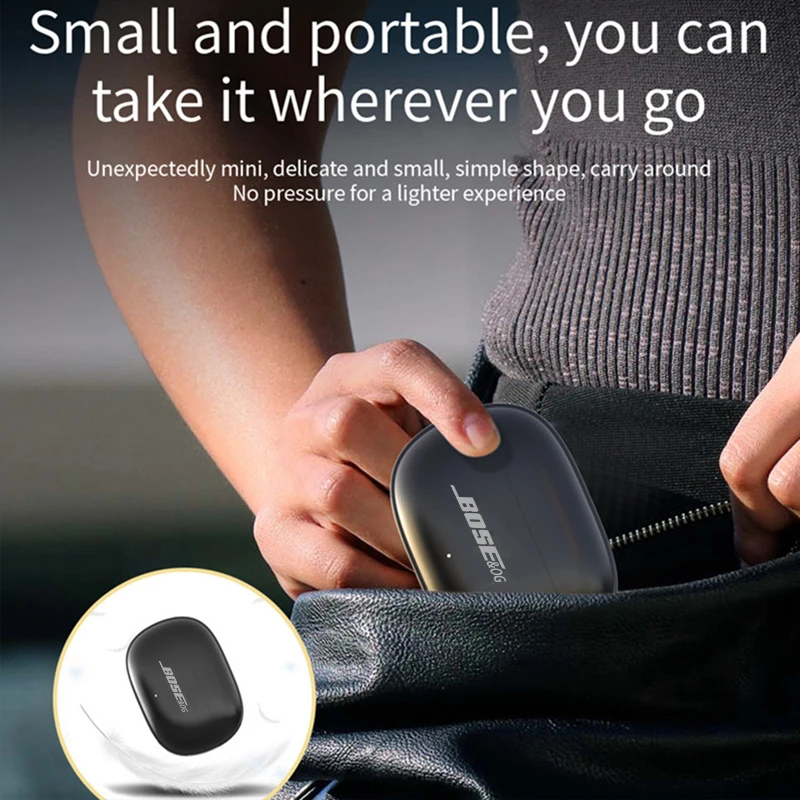 Original BOSE&OG True Wireless Bluetooth Headset In-ear Earplugs Waterproof Fitness Motion Music Headset Flip Cover Earphone wireless earbuds,translation headset