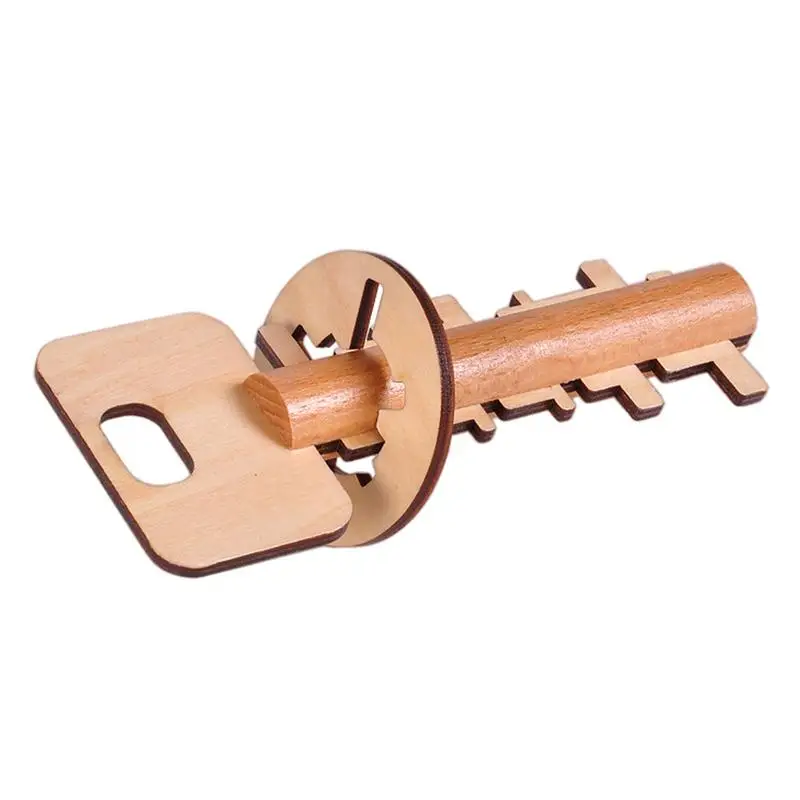 

Brain Teaser Puzzles For Adults Wooden Kongming Lock STEM Unlocking Game For Teens And Adults Logical Thinking Training Fidget