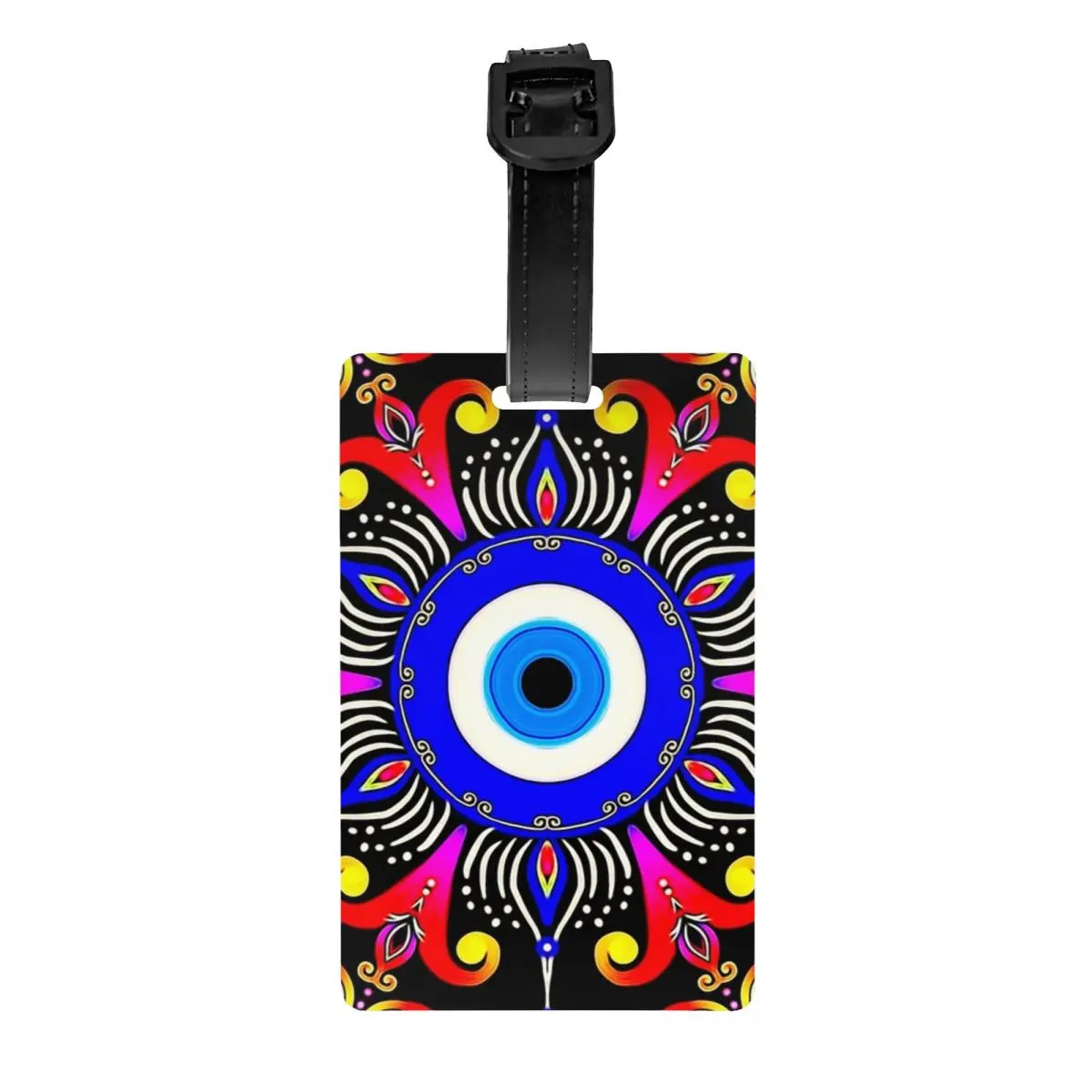 

Mediterranean Evil Eye Luggage Tags for Suitcases Funny Turkish Amulet Culture Baggage Tags Privacy Cover ID Label