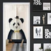 Lovely Cartoon Cat Printed Japanese Door Curtains for Children's Room Kitchen Entrance Decor Linen Partition Doorway Curtains 4