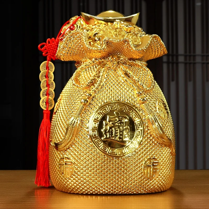 

Saving Gold Money Boxes Luxury Hidden Counter Storage Money Boxes Treasure Living Room Organizador De Monedas Home Decorations