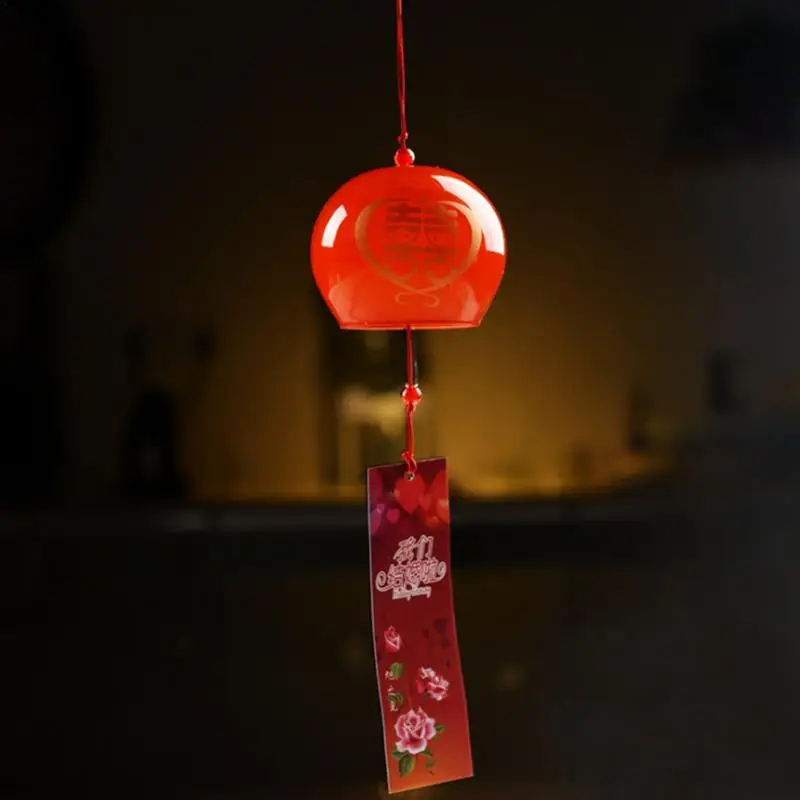 Japanese Wind Bell 1Pcs Japan Wind Chimes Handmade Glass Furin Home Decors Spa Kitchen Office Decoration 2
