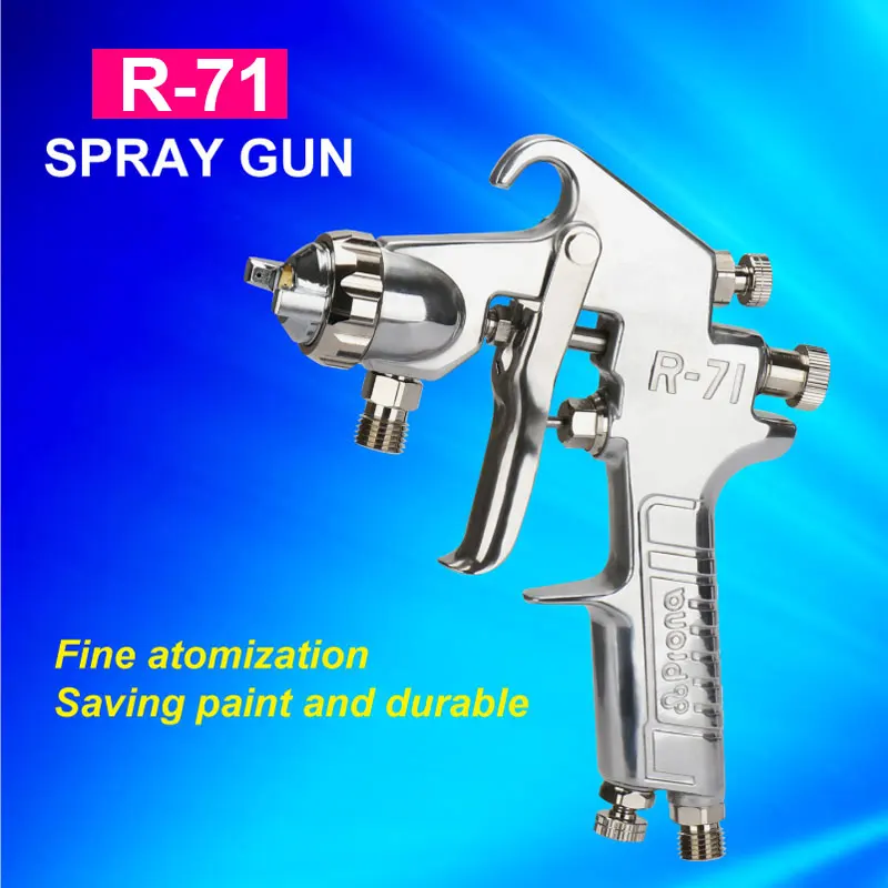 Prona R71 Paint Spray Gun (Gravity,Suction,Pressure Feed type To Choose)Different Nozzle Size R-71 Air Spray Gun