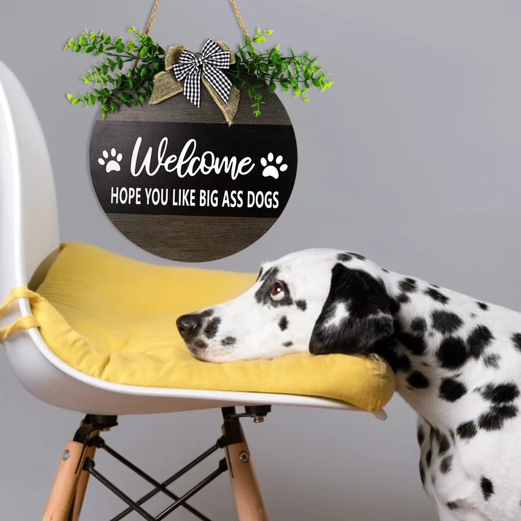 

Country style pet tag wooden hanging tag for home decoration wooden hanging tag, can be customized to the desired style