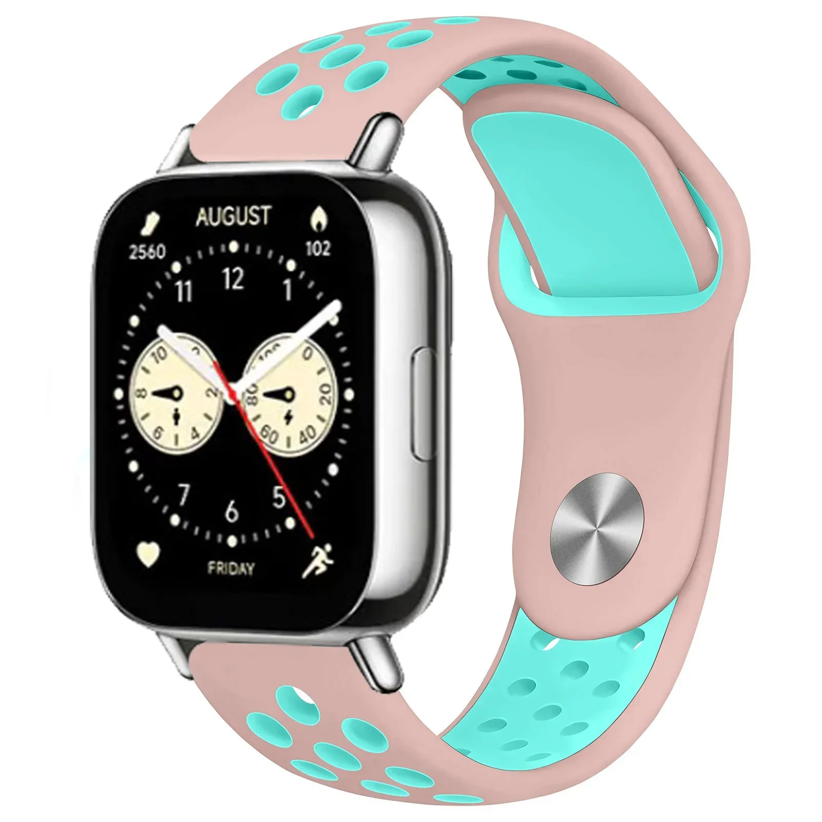 Breathable Sports Silicone Strap - 22mm/20mm Wristband