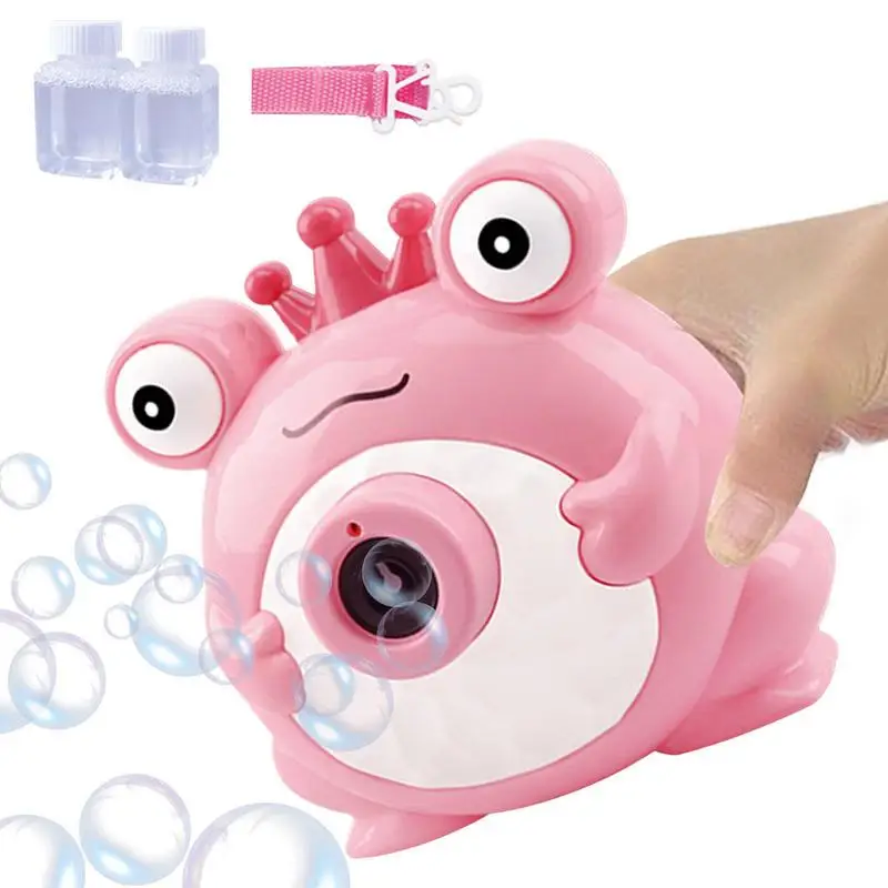 

Automatic Bubble Machine Outdoor Frog Lighted Automatic Music Bubble Toy Children Bubble Maker For Bath Party Decoration For