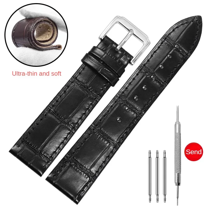 Cinturino Orologio Donna In Vera Pelle: Universale 12-18mm Regolabile