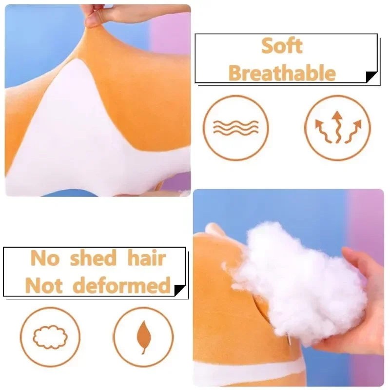 Long Cat Plush Body Pillow Creative Cute Animal Stuffed Cushion Soft Sofa Decorative 6