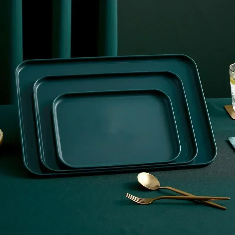 

Женская посуда для хранения, кухонная посуда для выпечки, креативная прямоугольная фруктовая посуда в скандинавском стиле