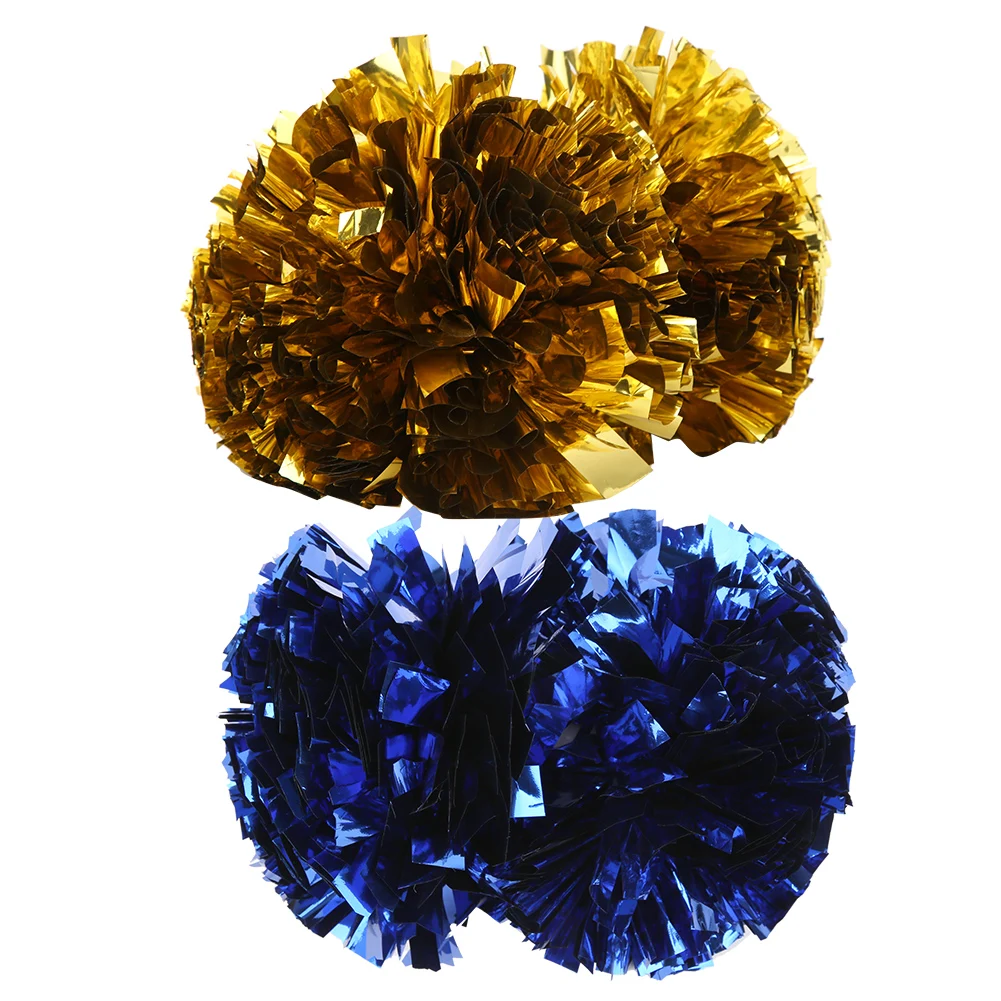 Bright Color Cheerleading Pompoms Environmental Protection Material for Cheer squads Dancers