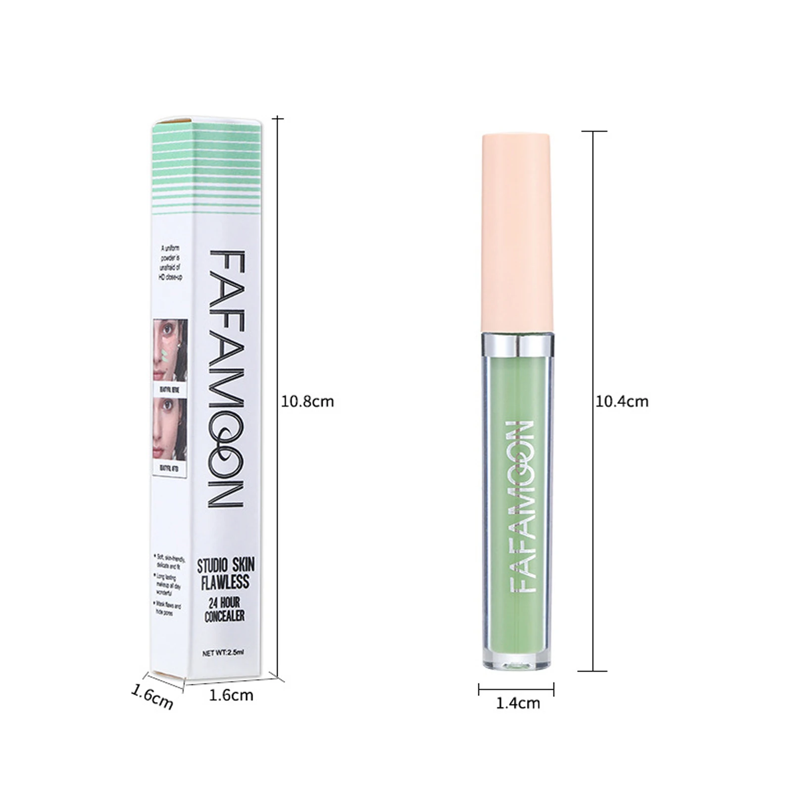 Concealer Face Contour Blemish Dark Circle Cover Makeup Face Foundation Concealer Correcting Skin Color Women Beauty Maquiagem