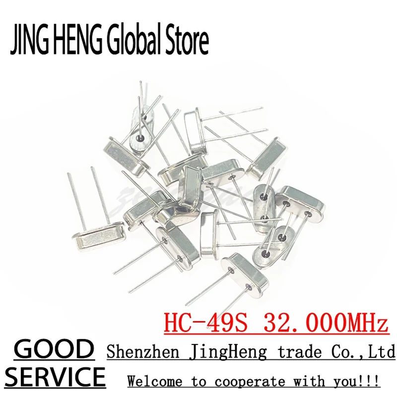 20pcs 32M 32.000MHz Quartz Resonator Passive Crystal Oscillator HC-49S 32MHz 32 MHz