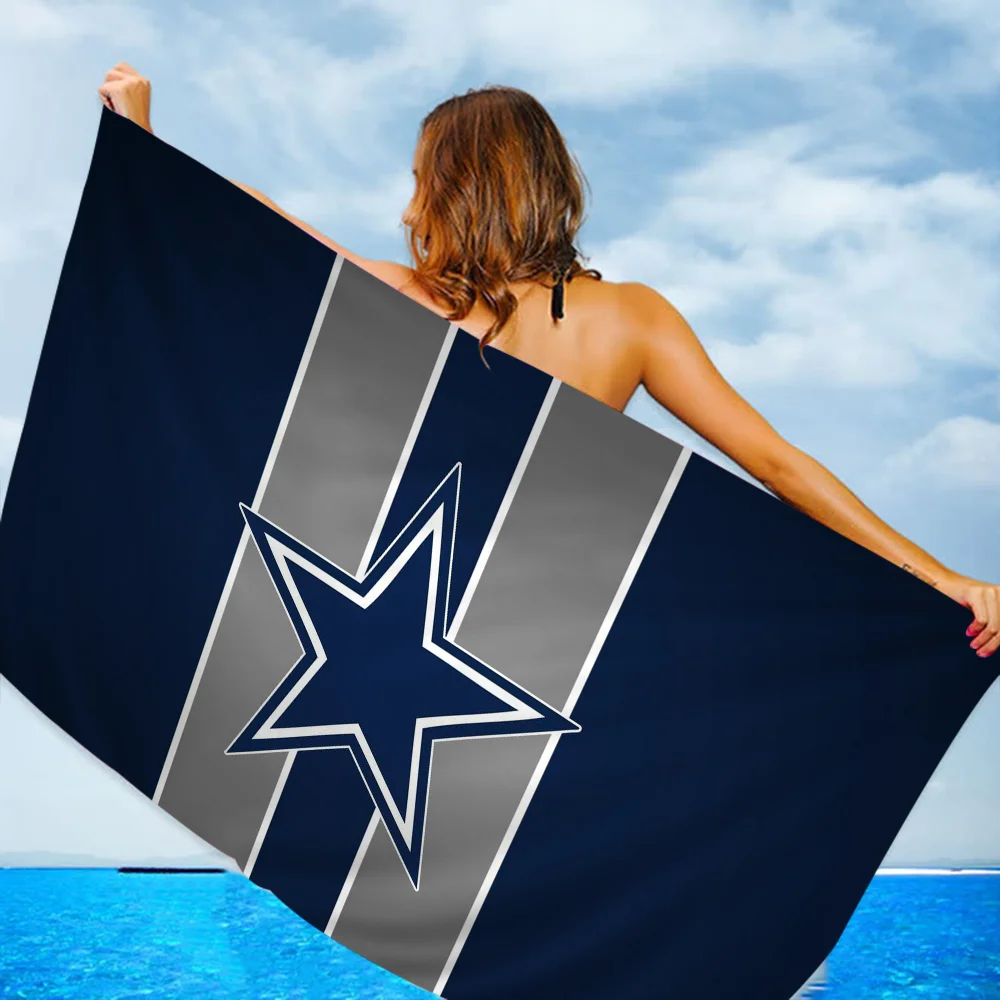 Dallas C-Cowboys Prayer Big Microfiber Beach Towels Quick Dry Towel Sand Beach Towels Pool Towel for Travel Swim Pool Yoga 4