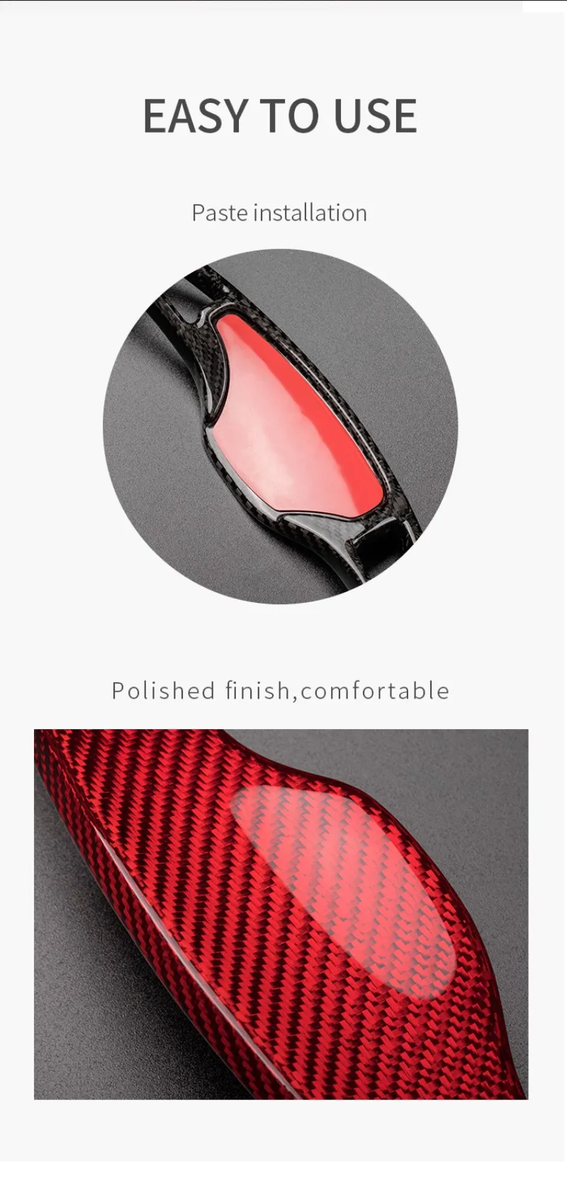 Car Accessories Paddle Shift For Cadillac ATS CTS XTS XT4 XT5 ATSL CT6 CT5 CT4 Steering Wheel Extension Paddle Shifter