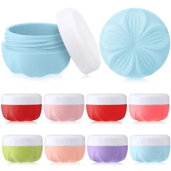 1pc Portable Leak-proof Cosmetics Lotion Packaging Cans 30ml Silicone Cream Jars Travel Toiletries Containers Refillable Bottles 1