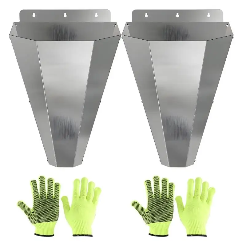 Packung mit 1 stabilen Geflügel-Referenzpunkt mittlerer Größe aus Metall, inklusive Sicherheitsstulpen für Compassionate und – Detail 2