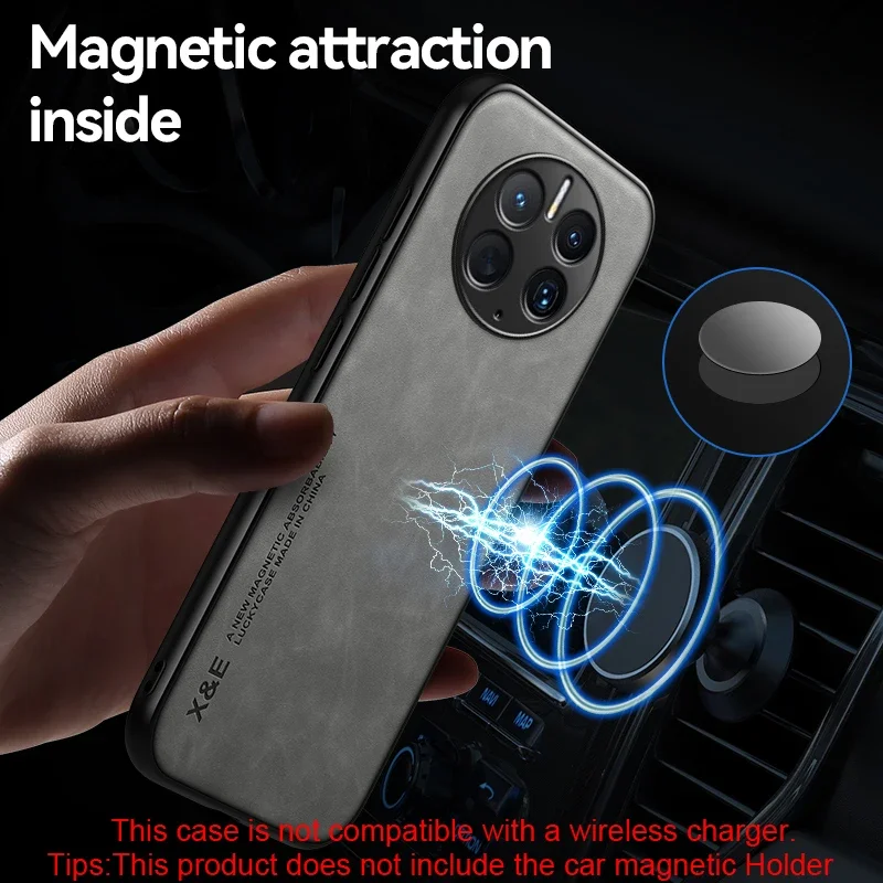 Luxury Shockproof Leather Phone Case - Premium Protection Silicone + PC Back Cover