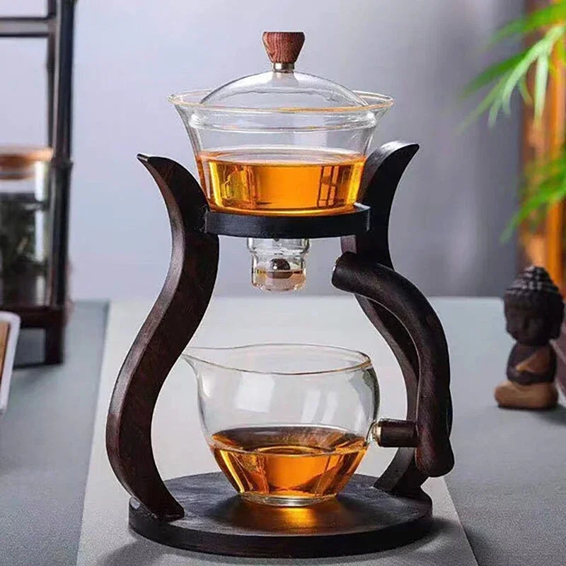 kungfu-bowl-magnetic-drinking-maker-pot-lazy-tea-rotating-water-diversion-glass-cover-automatic-heat-resistant-set