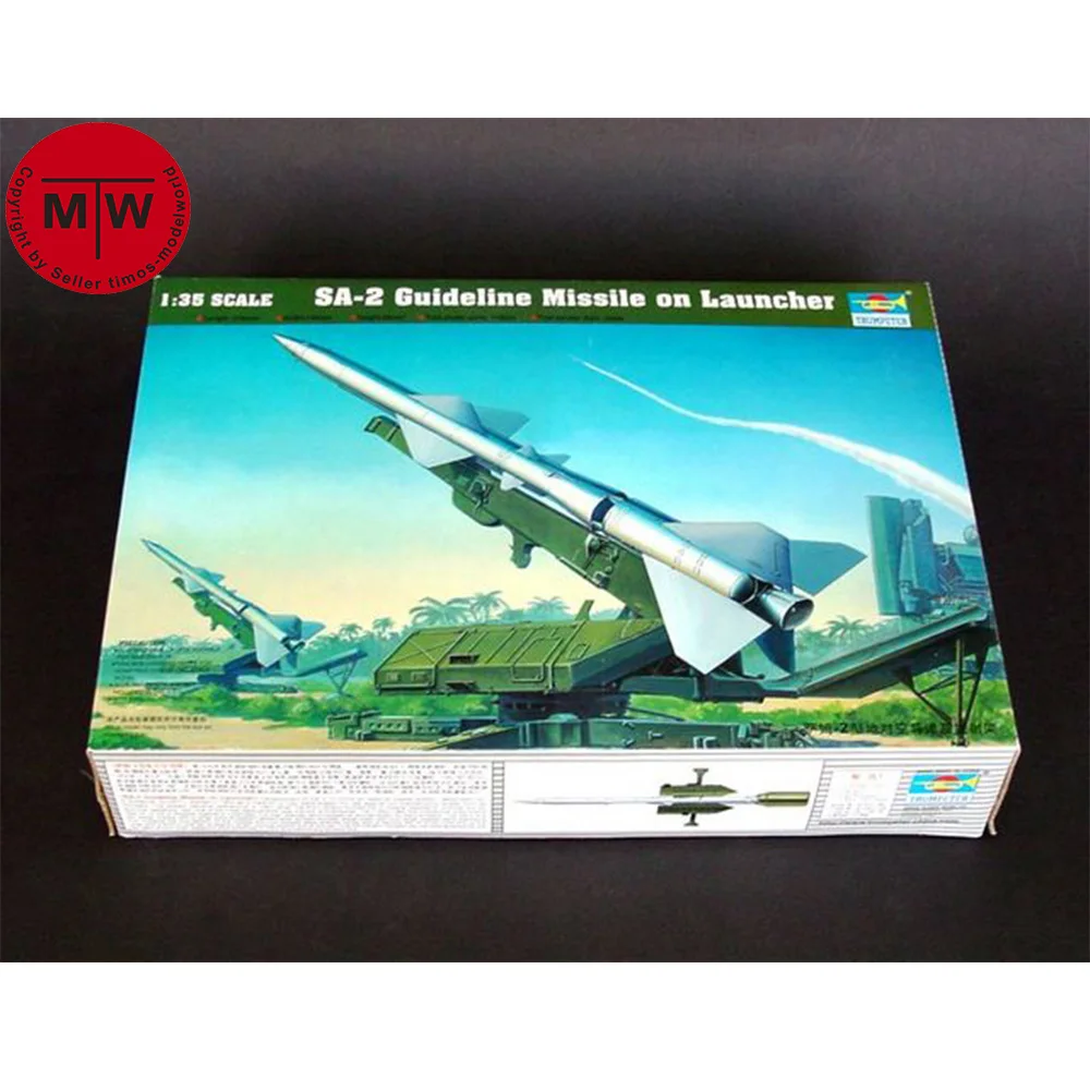 

Trumpeter масштаб 00206 1/35 стандартная ракета с кабиной пусковой установки Военная пластиковая Сборная модель комплект