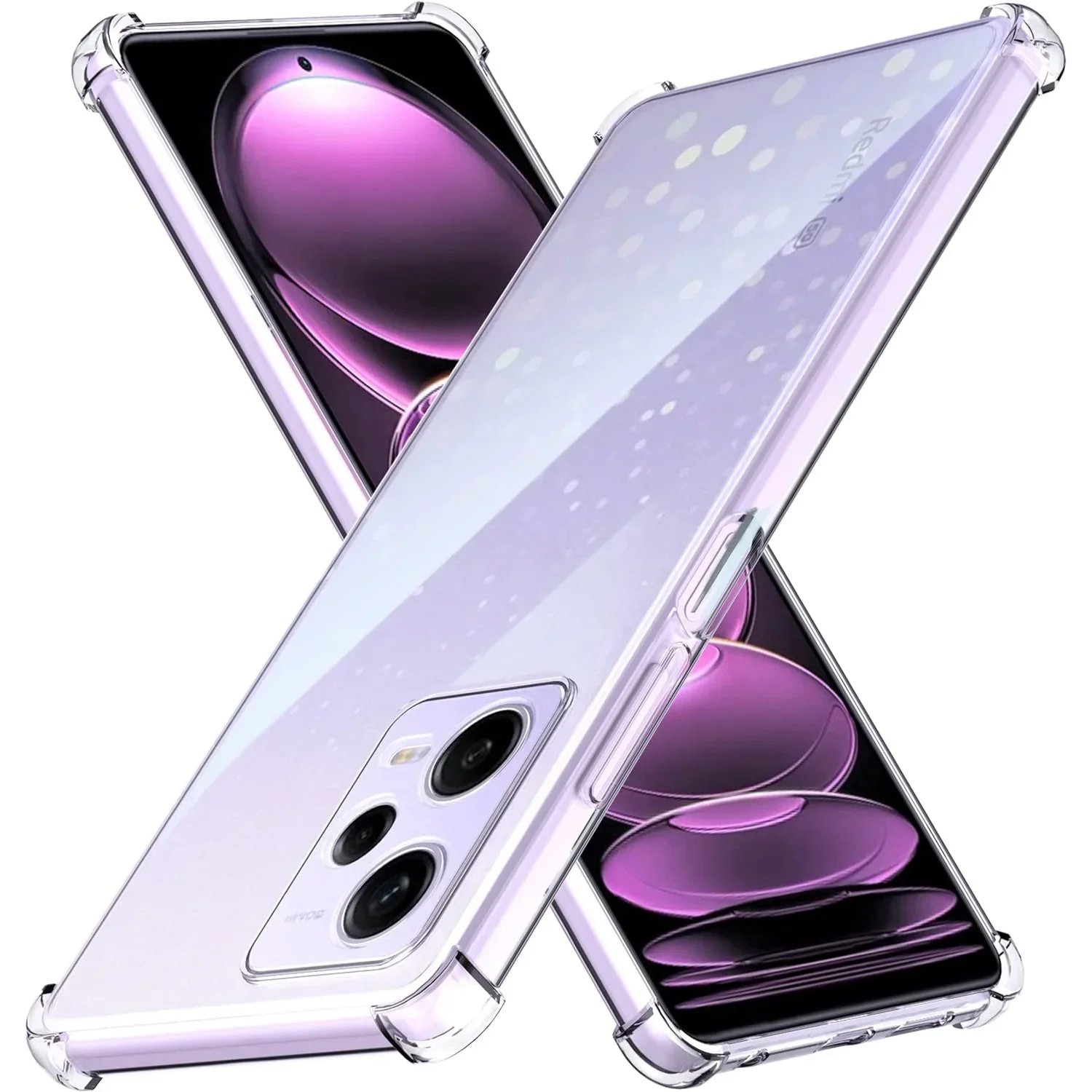 Custodia Posteriore Morbida In Silicone Trasparente Antiurto Per Poco X5 Pro X5 X4 Pro 5G X4 Gt X3 Pro X3 Nfc X3 Coque