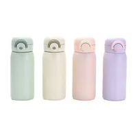 Pop-up Lock Mini Thermos Cup 304 Stainless Steel 200/350ml Insulated Pocket Cup Small Capacity Vacuum Flask Hot/ice Water 4