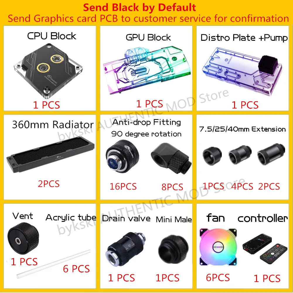 Bykski Rgv-lan-o11-d360,distro Plate For Lianli O11 Case, Diy Pc