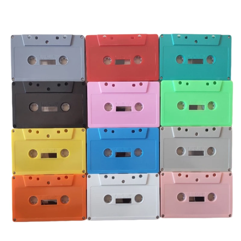 Audio Cassette Tape Shell 1PC Standard Cassette Tape Player With Magnetic Audio Tape For Speech Music Recording