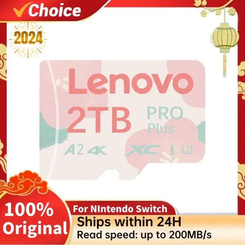 Lenovo 2Tb Sd Memory Card 64Gb 128Gb Sd/Tf Flash Card Mini Sd Card Uhs-1 Flash Memory Card Con Pacchetto Adattatore Sd Gratuito