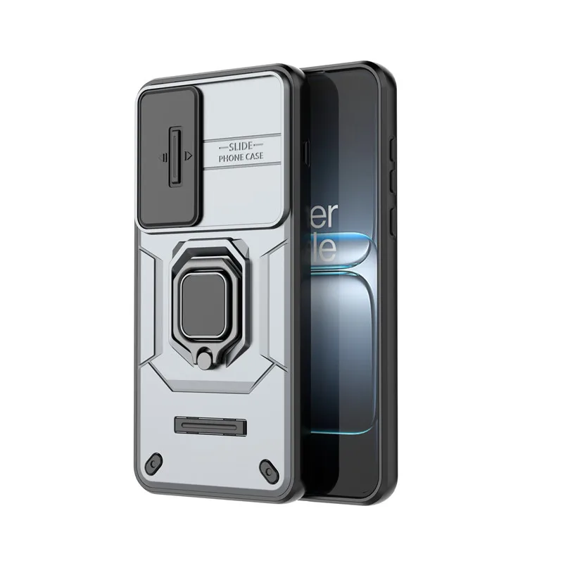 OnePlus Nord 5 Protective Slide Camera Lens Case - Shockproof Armor PC Phone Back Cover