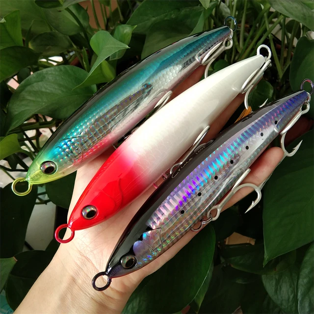 Tsurinoya 3pcs Popper Pencil Bait 60g 16cm Big Game Floating