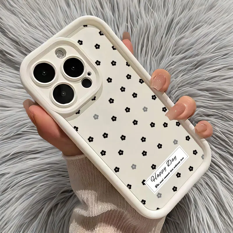 Floral Silicone Soft Shockproof Phone Case Cover