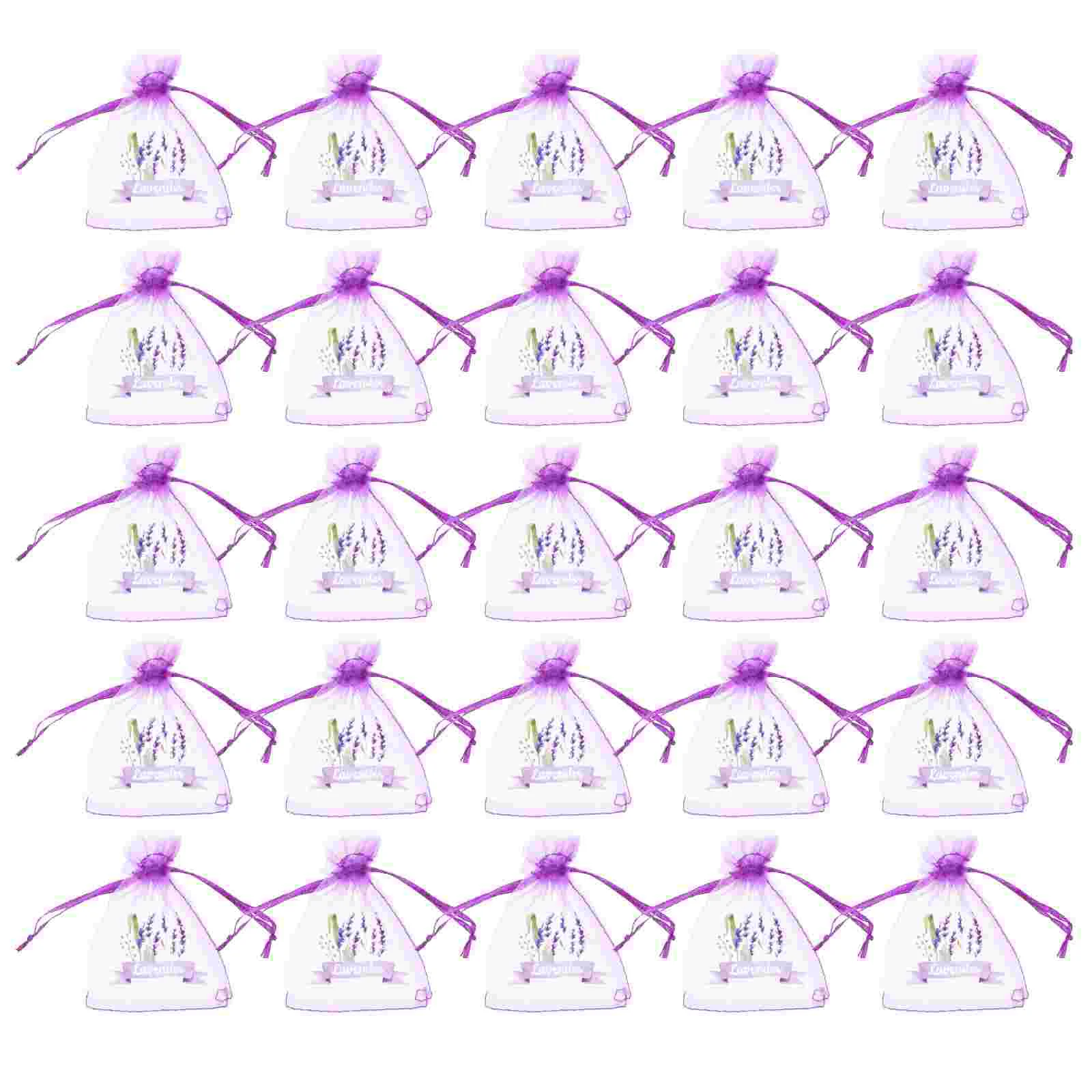20 Pcs Pouch Lavender Bag Baby Gifts Sachets for Drawers and Closets Gauze Bags